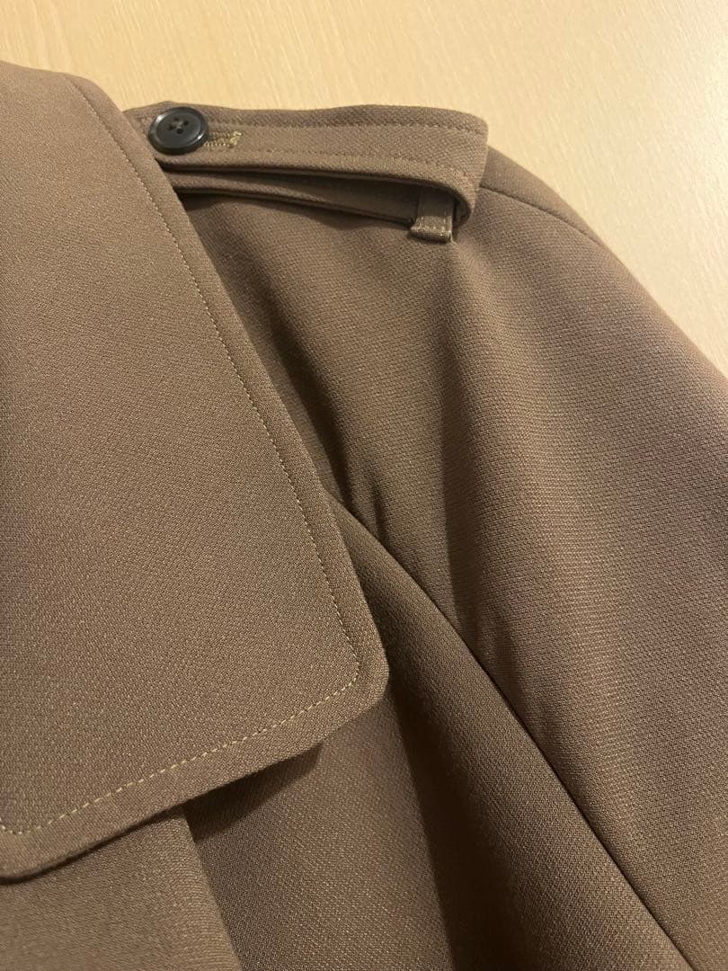 【極美品】L'Or Stand collar Long Coat トレンチコート