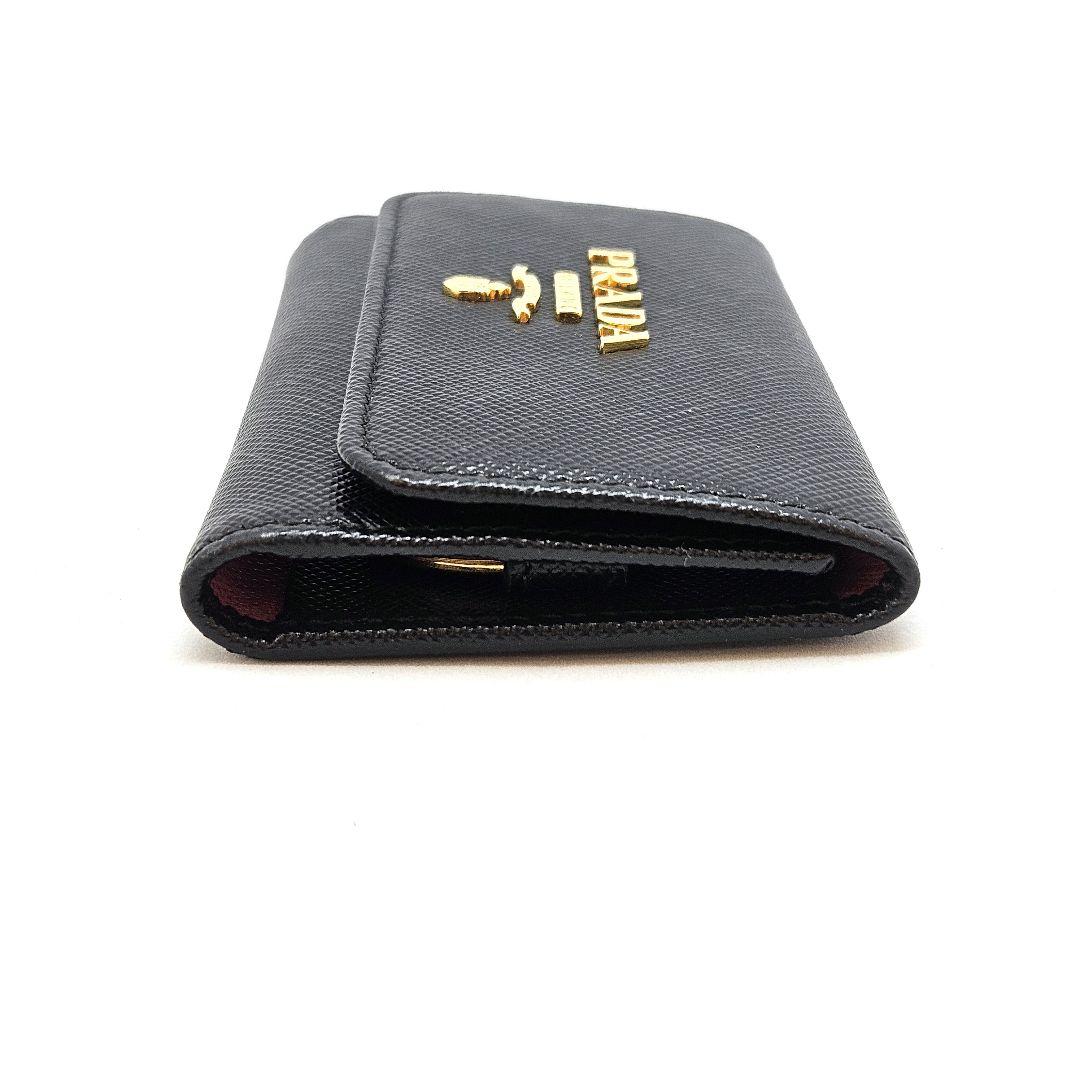 PRADA プラダ キーケース キーリング マルチカラー サフィアーノレザー