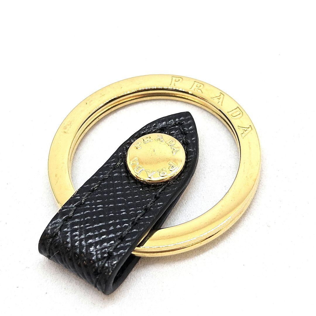 PRADA プラダ キーケース キーリング マルチカラー サフィアーノレザー