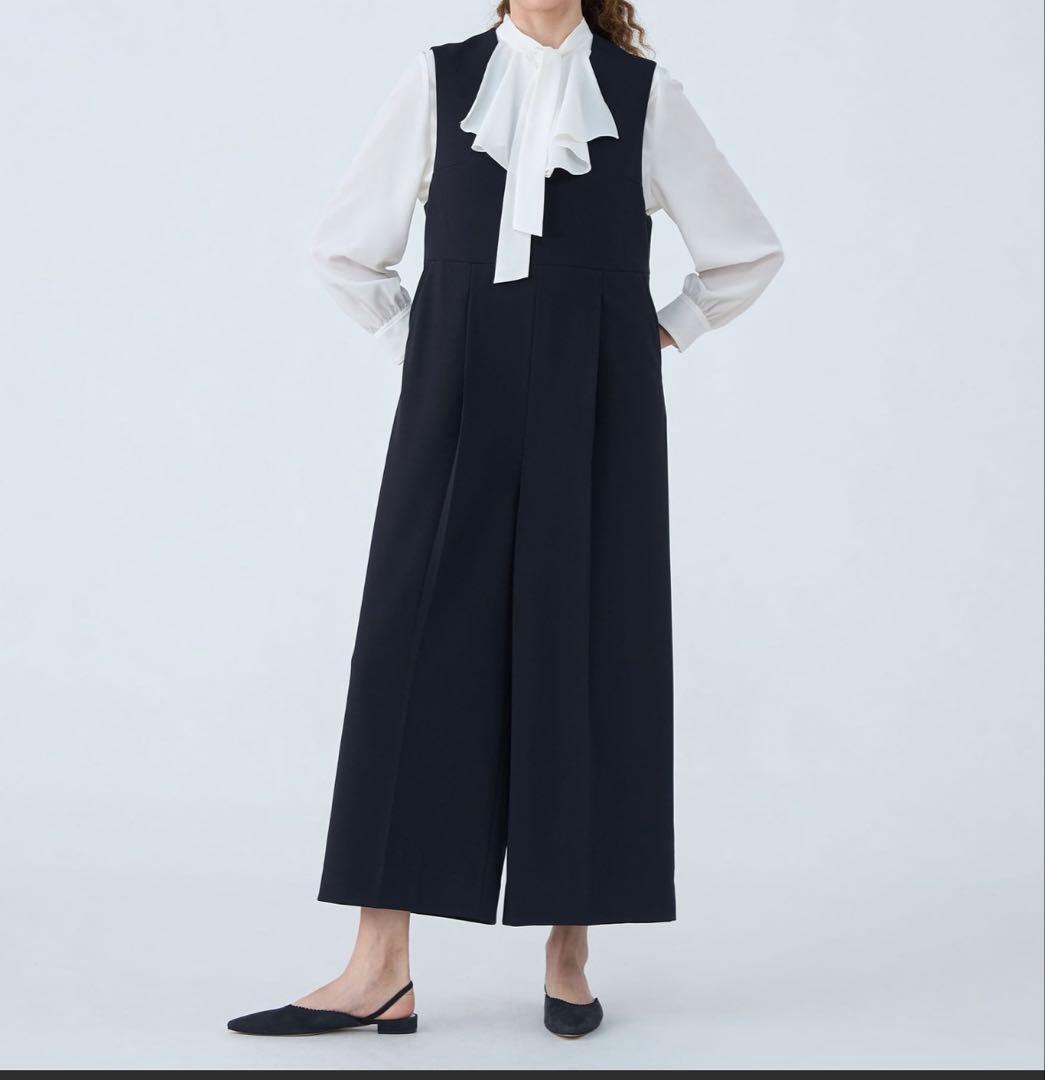 つきBallsey トゥモローランド　ジョーゼットジャージーオールインワン