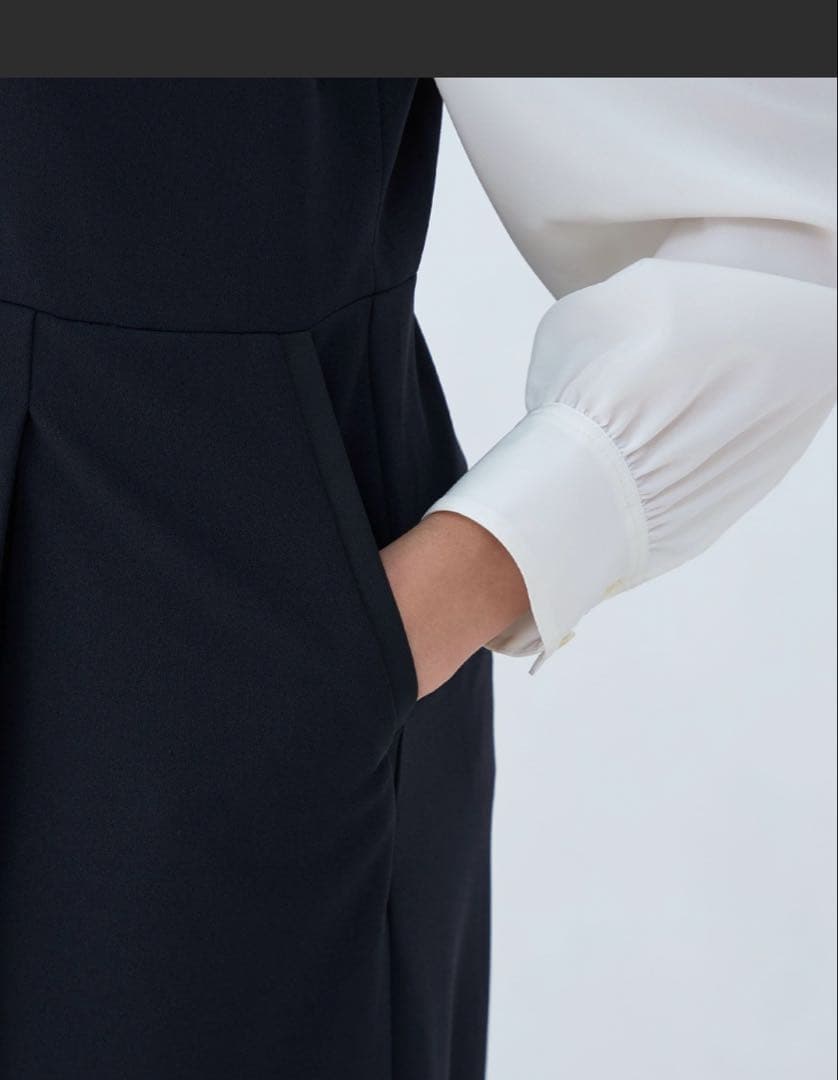 つきBallsey トゥモローランド　ジョーゼットジャージーオールインワン