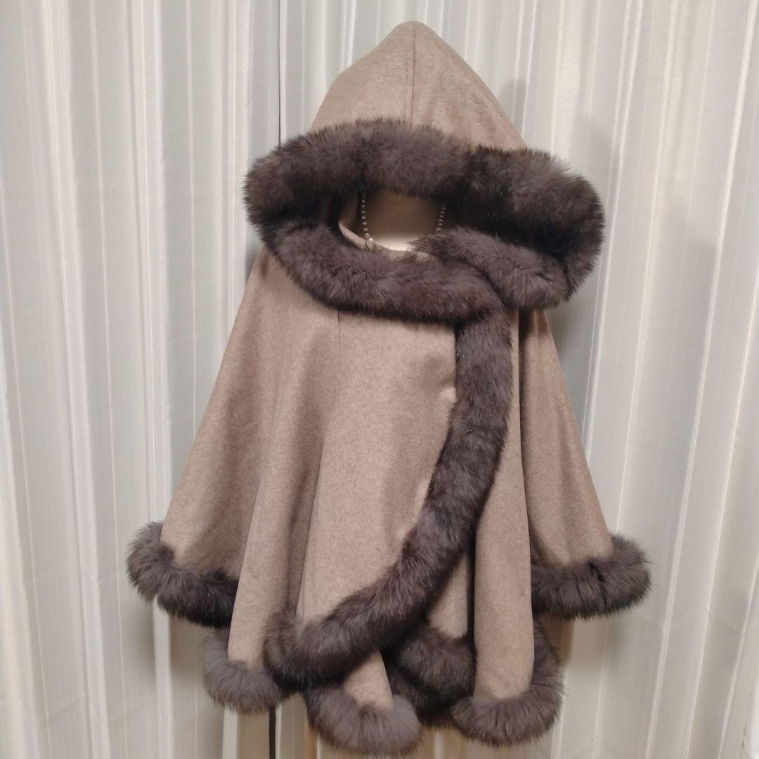 日本製✩新品✩48万✩BALMAIN✩フード✩カシミア100✩厚手ハイグレード