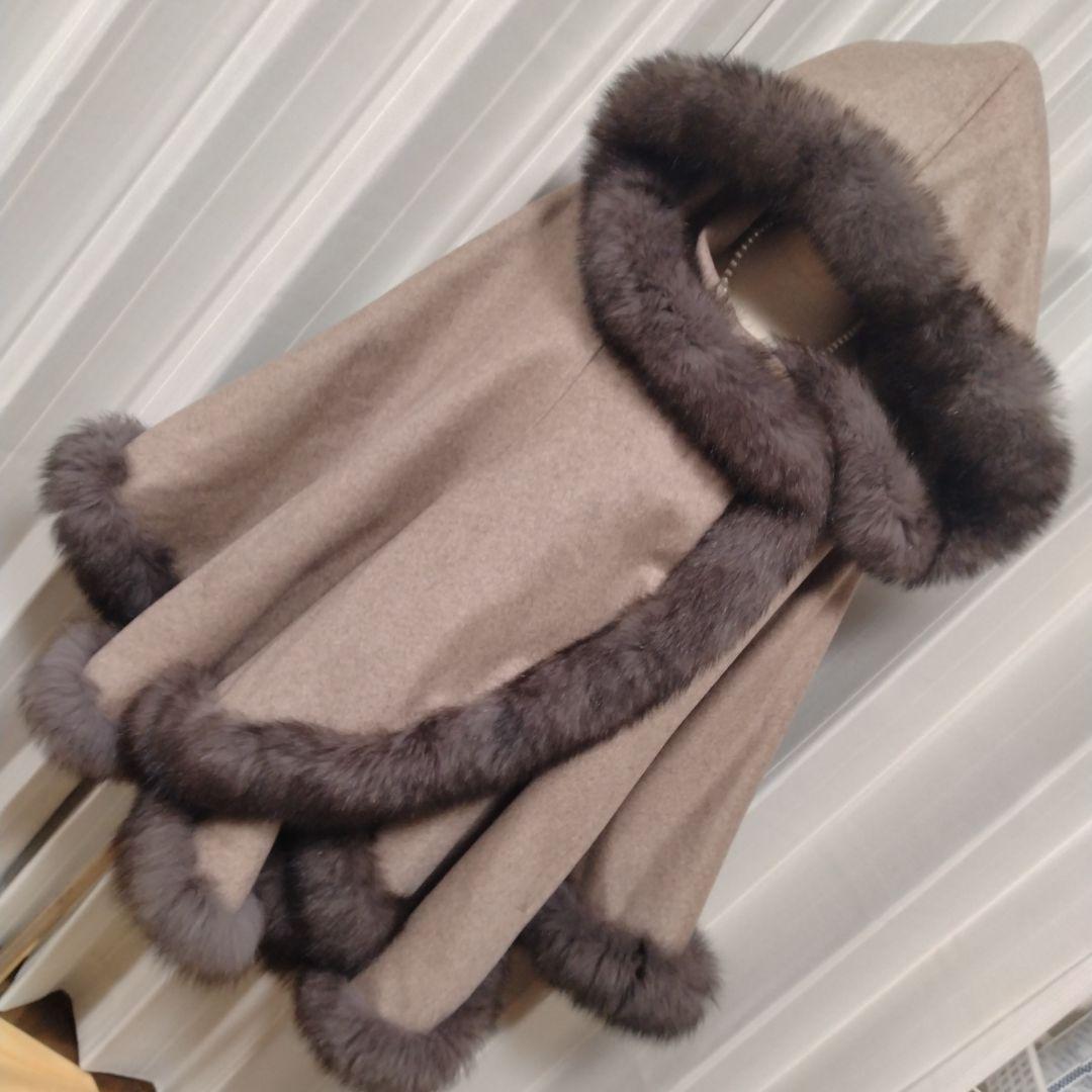 日本製✩新品✩48万✩BALMAIN✩フード✩カシミア100✩厚手ハイグレード