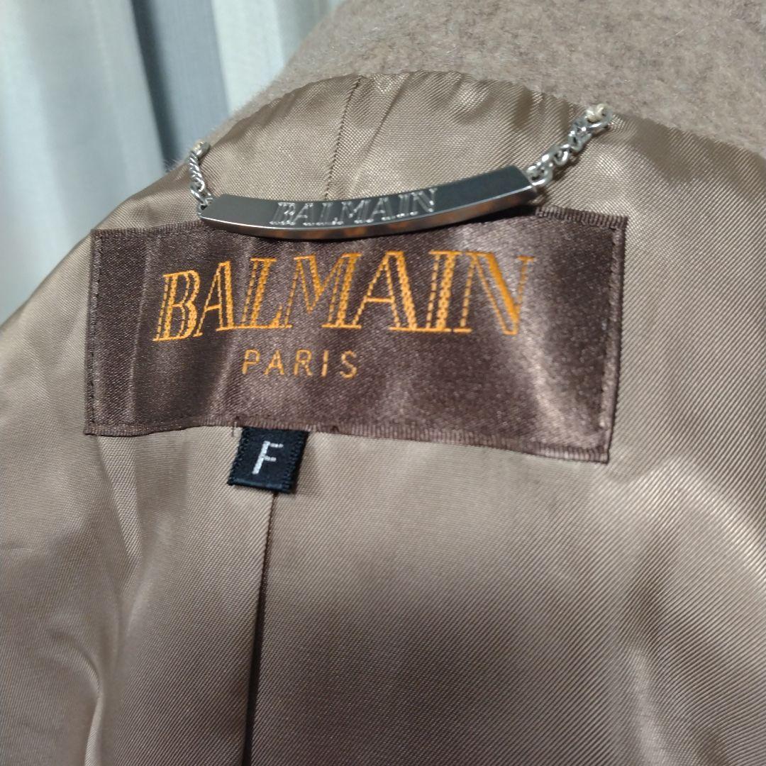 日本製✩新品✩48万✩BALMAIN✩フード✩カシミア100✩厚手ハイグレード