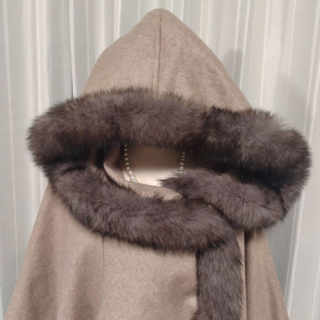 日本製✩新品✩48万✩BALMAIN✩フード✩カシミア100✩厚手ハイグレード