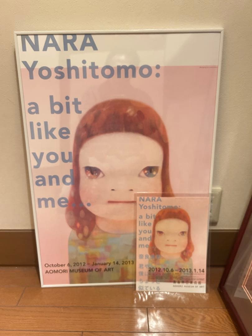 ＊奈良美智　B2ポスター額装品＊2012年