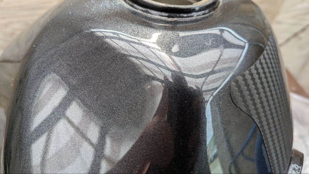 SUZUKI ジェベル250xc タンク　黒