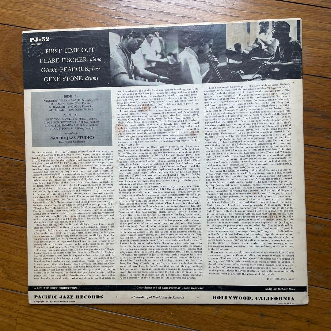 洋楽 FIRST TIME OUT / CLARE FISCHER