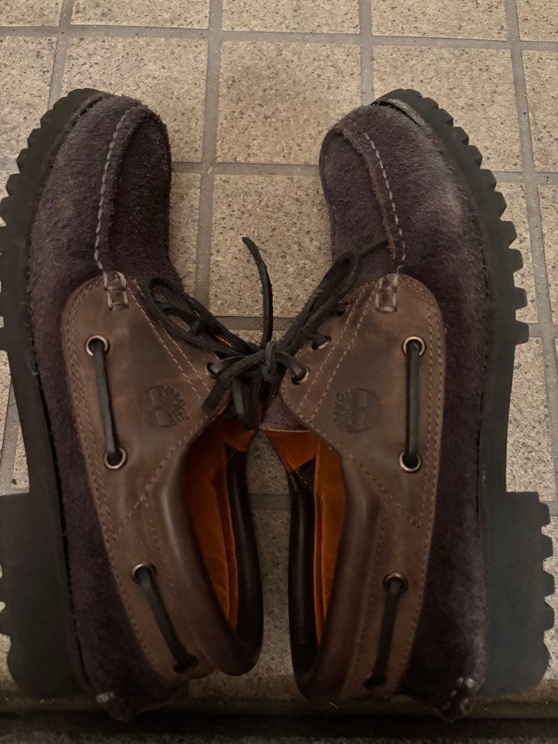 Timberland 3eye グレー モカシン