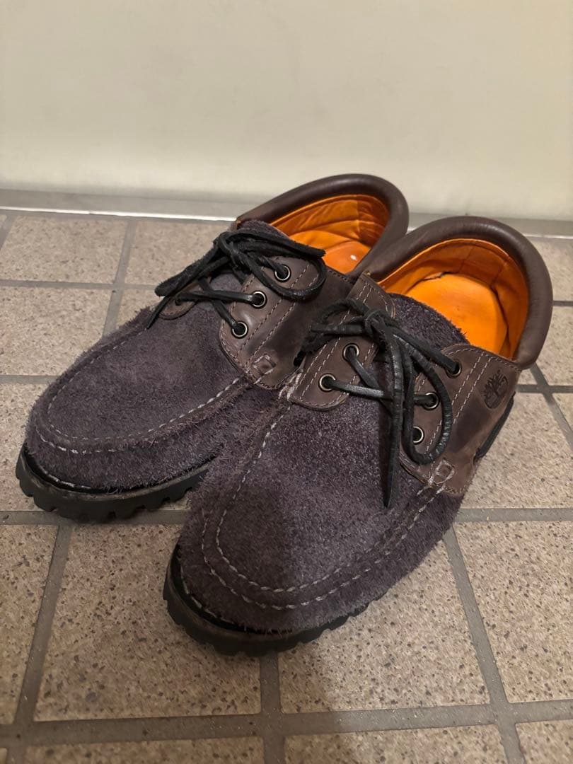 Timberland 3eye グレー モカシン