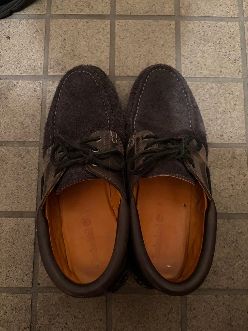 Timberland 3eye グレー モカシン