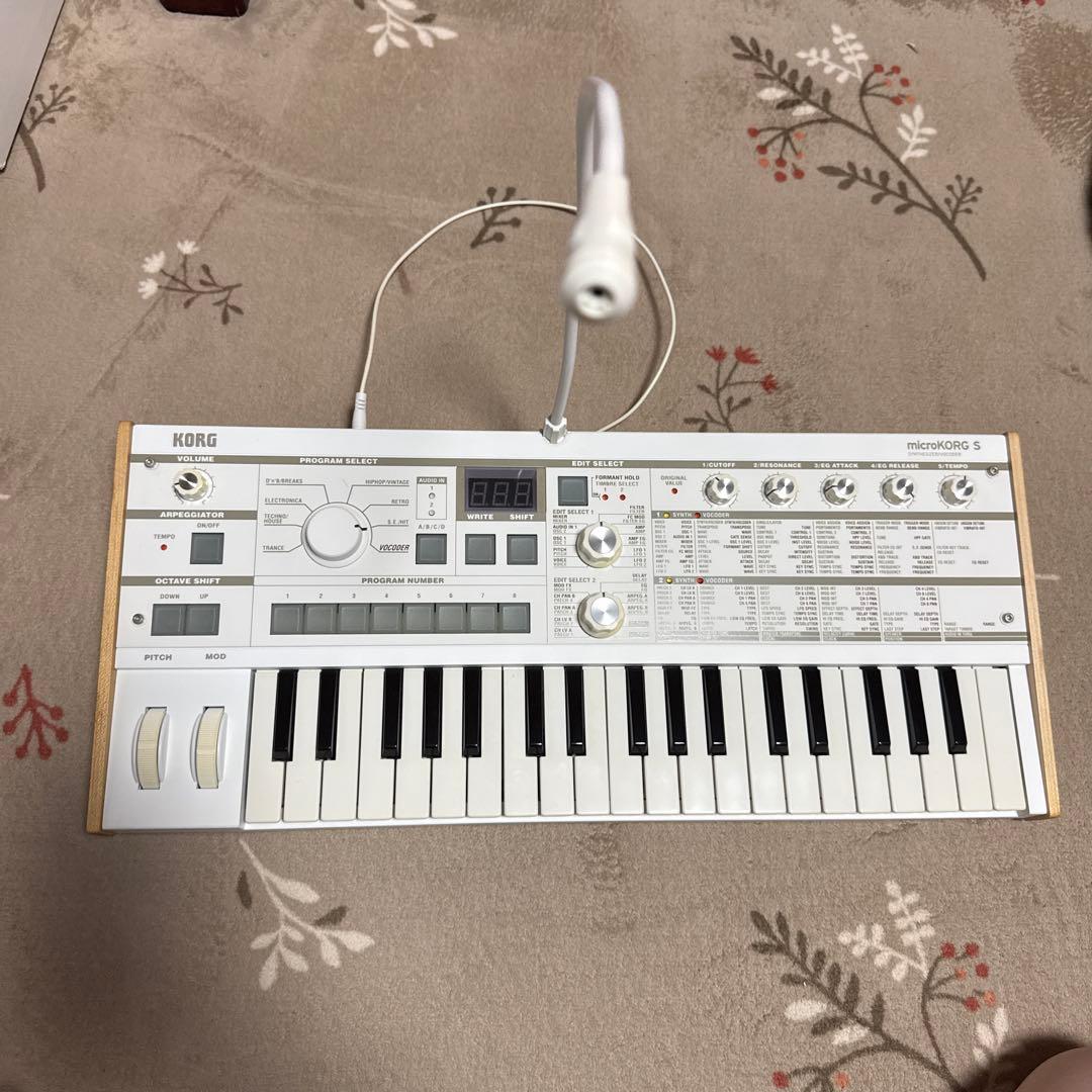 KORG microKORG S シンセサイザー 日本語説明書付き