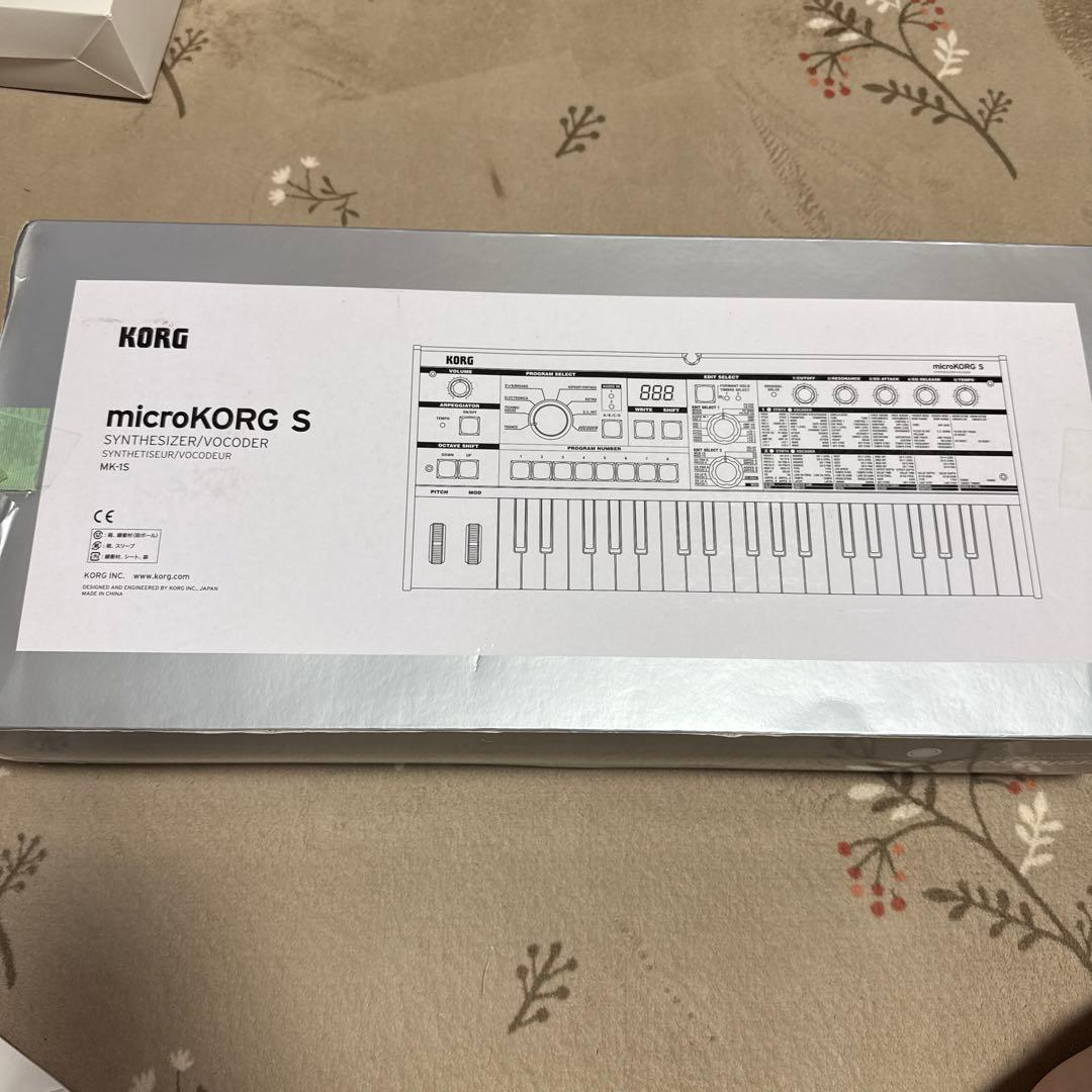 KORG microKORG S シンセサイザー 日本語説明書付き