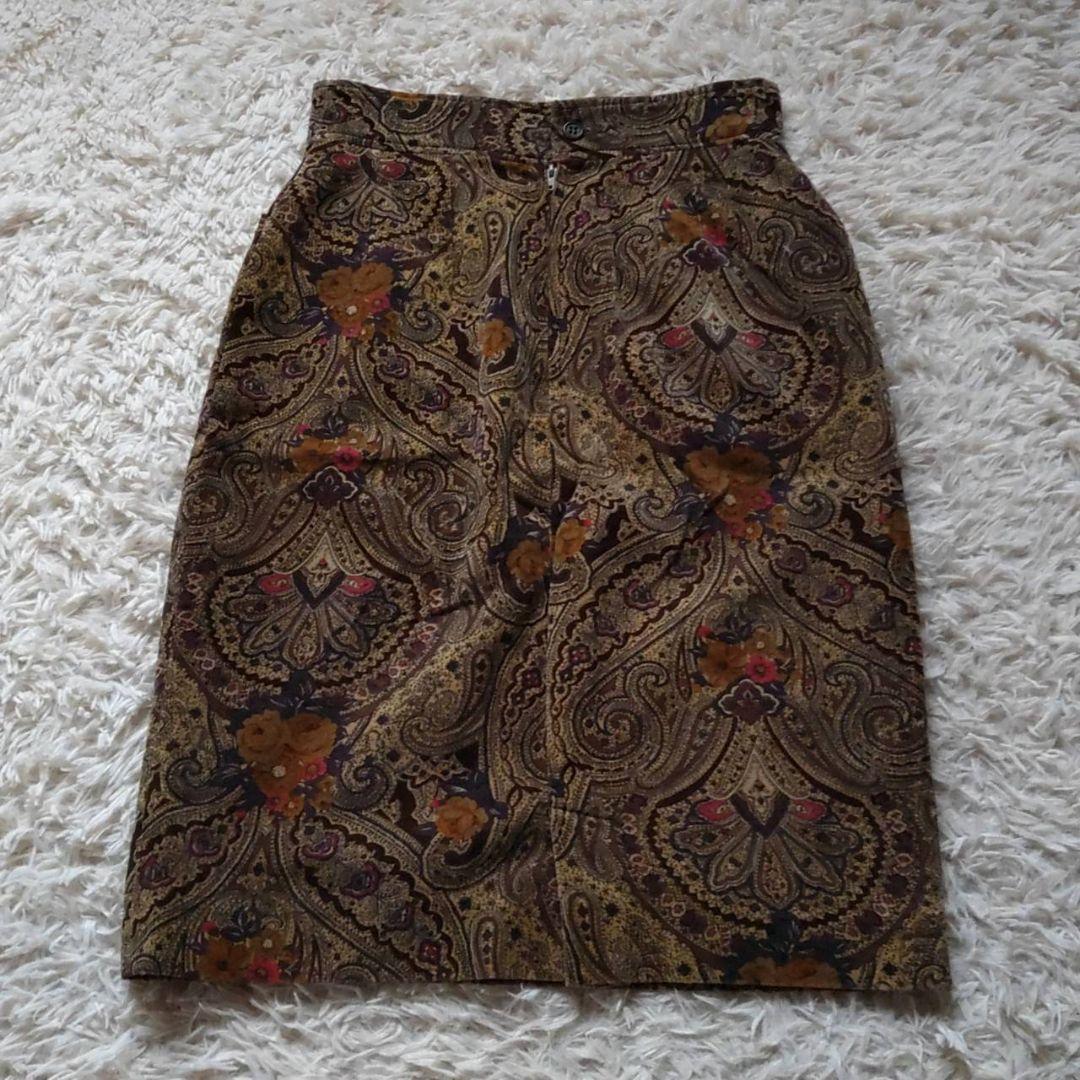 イ*ゴ様 KENZO ケンゾー ペイズリー 花柄 ジャケット スカート セットア