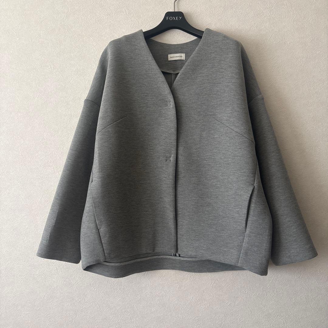 バンヤードストーム　ダンボールジャケット コクーン　ノーカラー　グレー　フリー