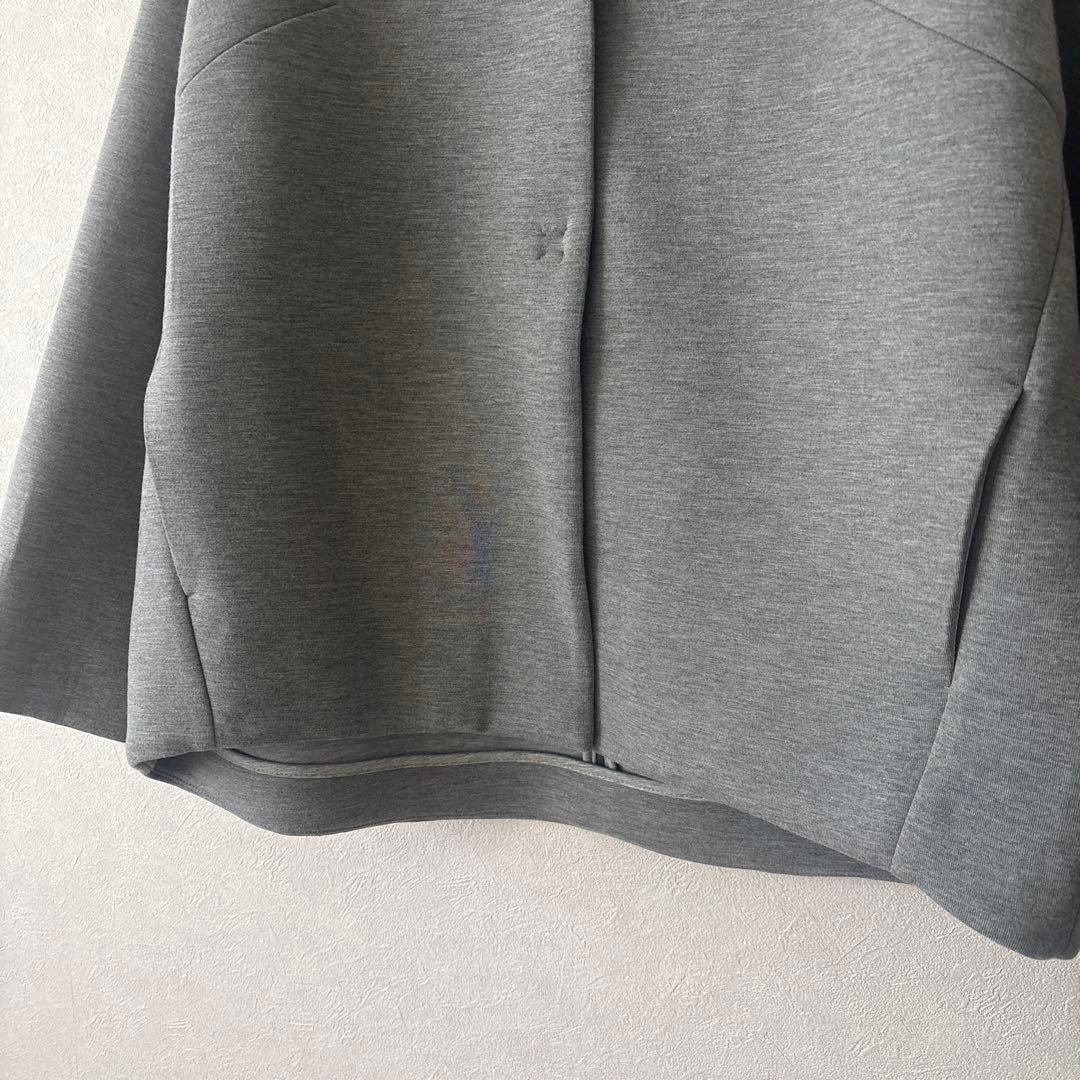 バンヤードストーム　ダンボールジャケット コクーン　ノーカラー　グレー　フリー