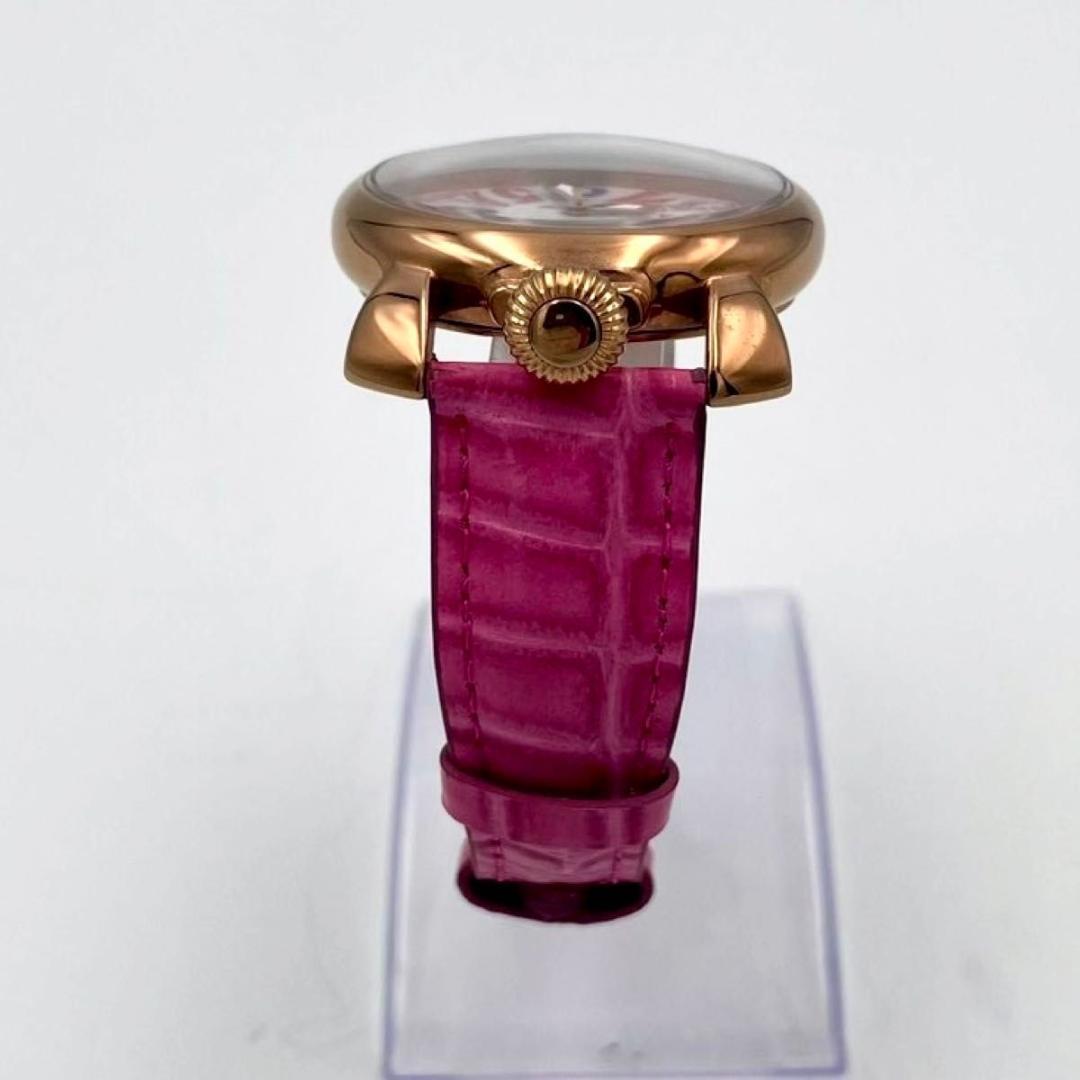 501 新品電池 ガガミラノ マヌアーレ40 腕時計 クォーツ 純正ベルト 稼働