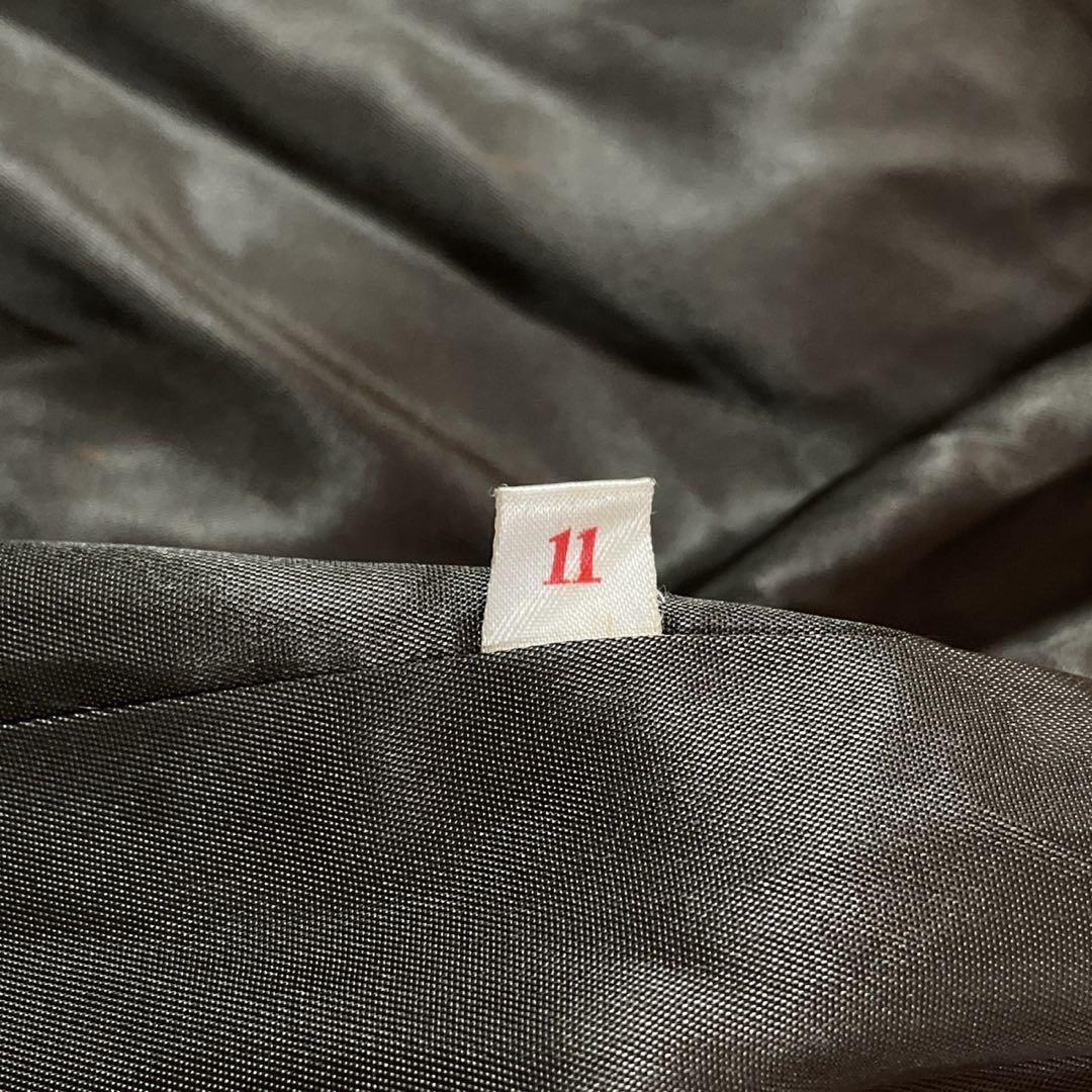 ミンク 本毛皮 コート ダークブラウン サイズ11