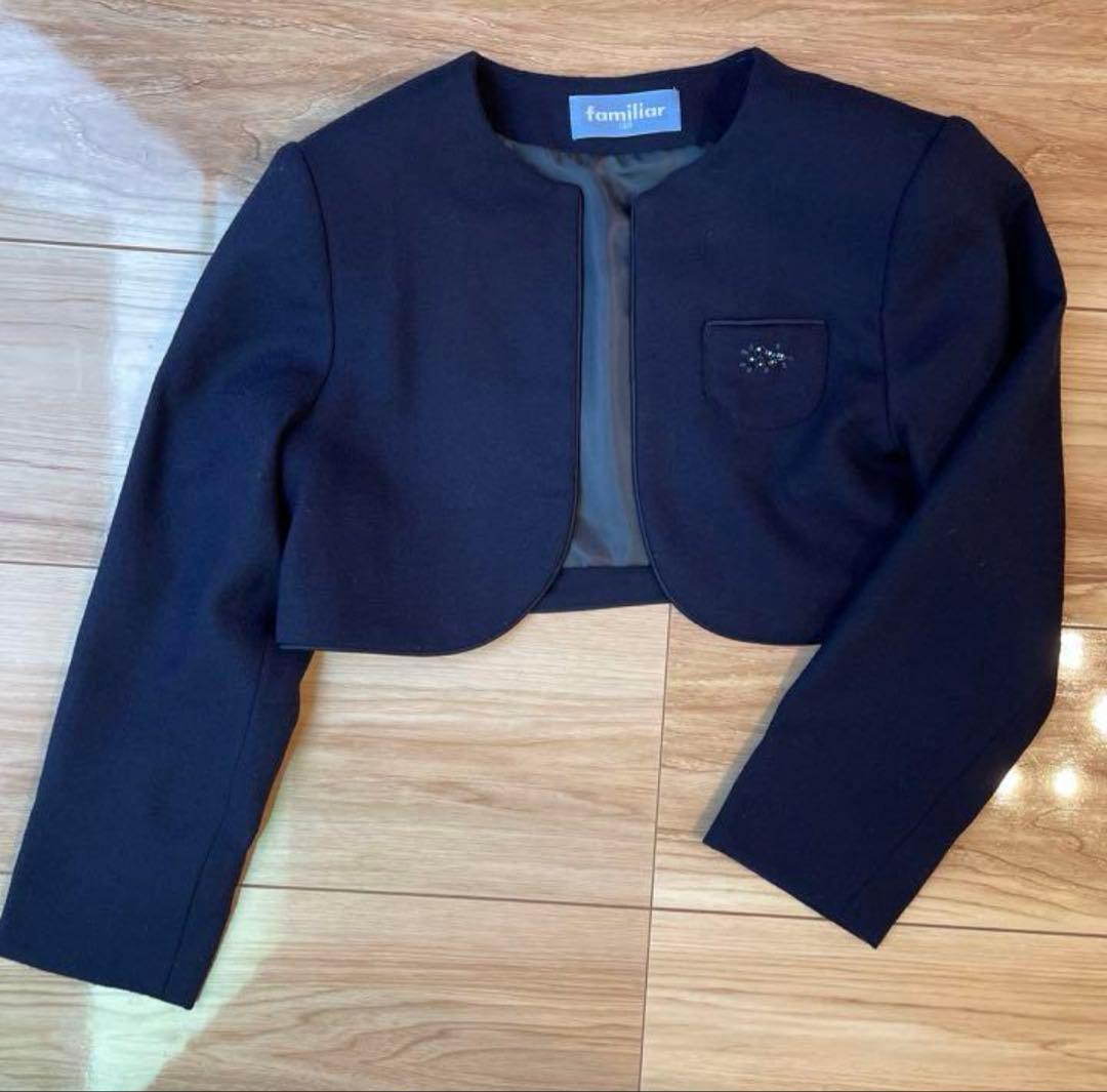 ら*ー様 ファミリア　フォーマル　セットアップ　120❤️入学式　卒園式