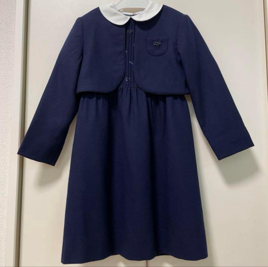 ら*ー様 ファミリア　フォーマル　セットアップ　120❤️入学式　卒園式