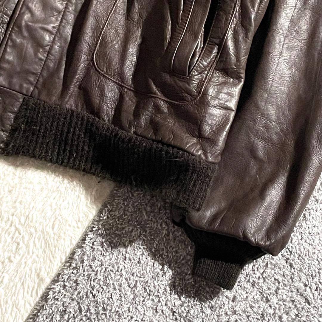 70～80sフライトジャケット　TYPE G-1　USA製　サイズ54　本革