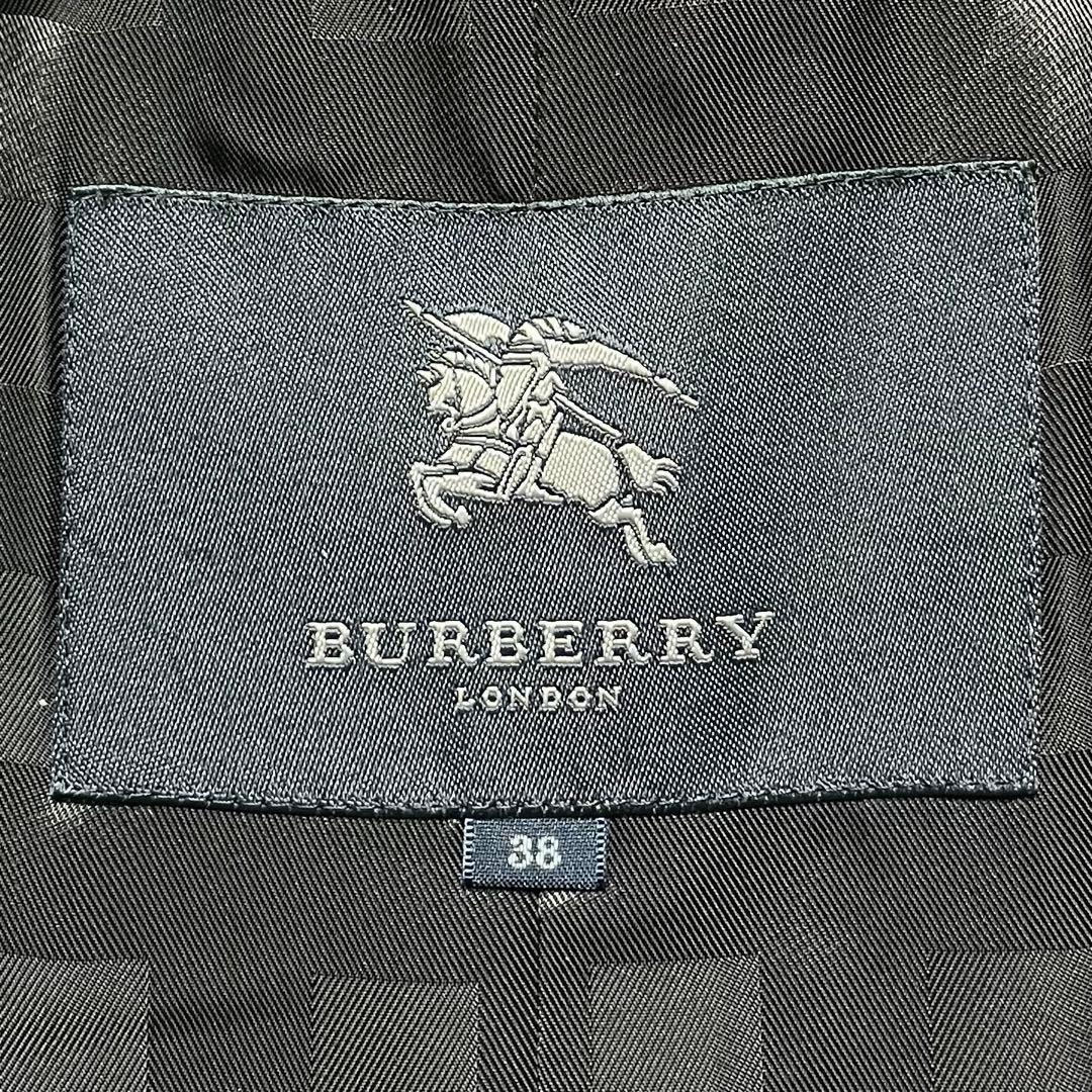 美品 BURBERRY バーバリー カシミヤ ウール コート アウター ロング