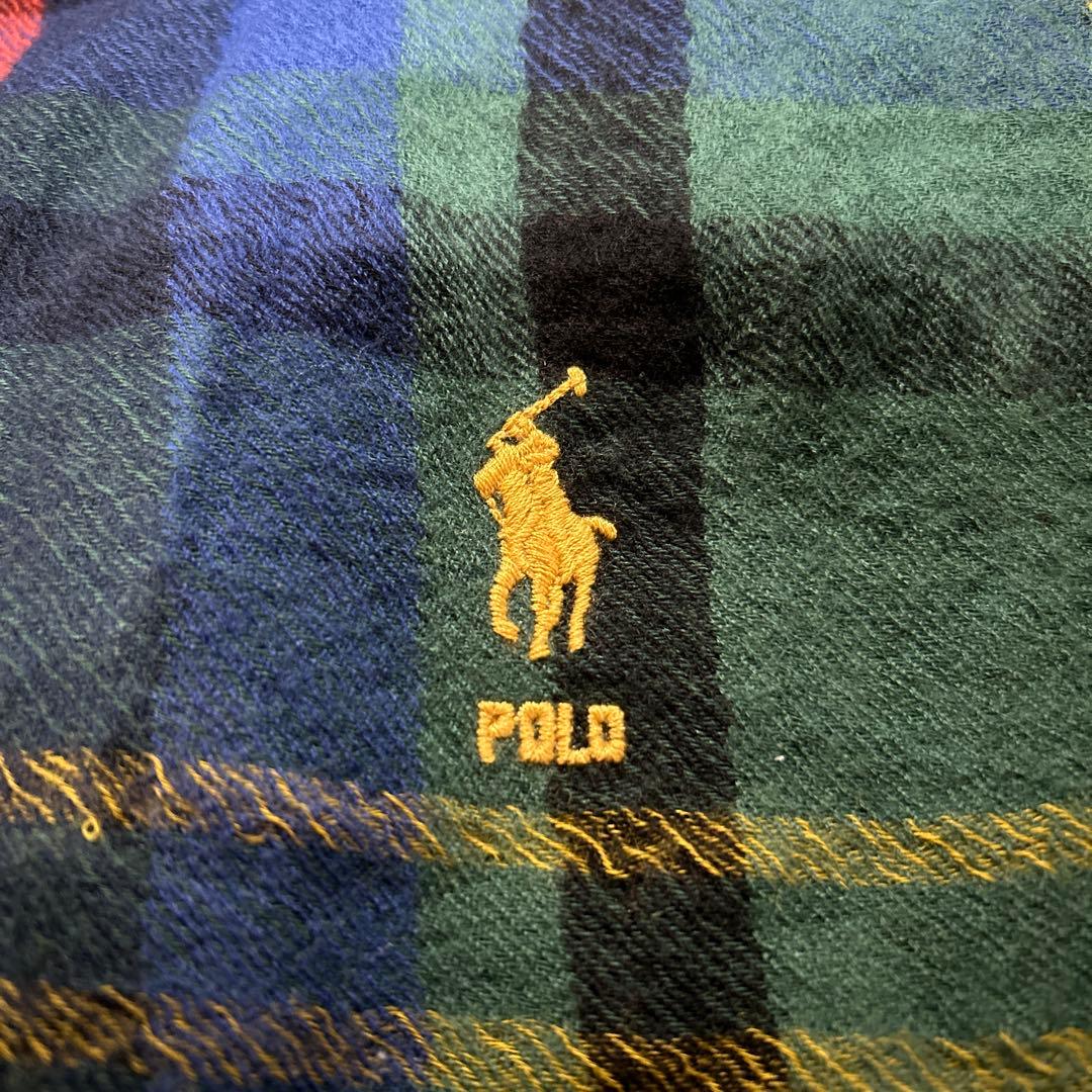 POLO RALPH LAUREN ポロラルフローレン　チェックストールマフラー