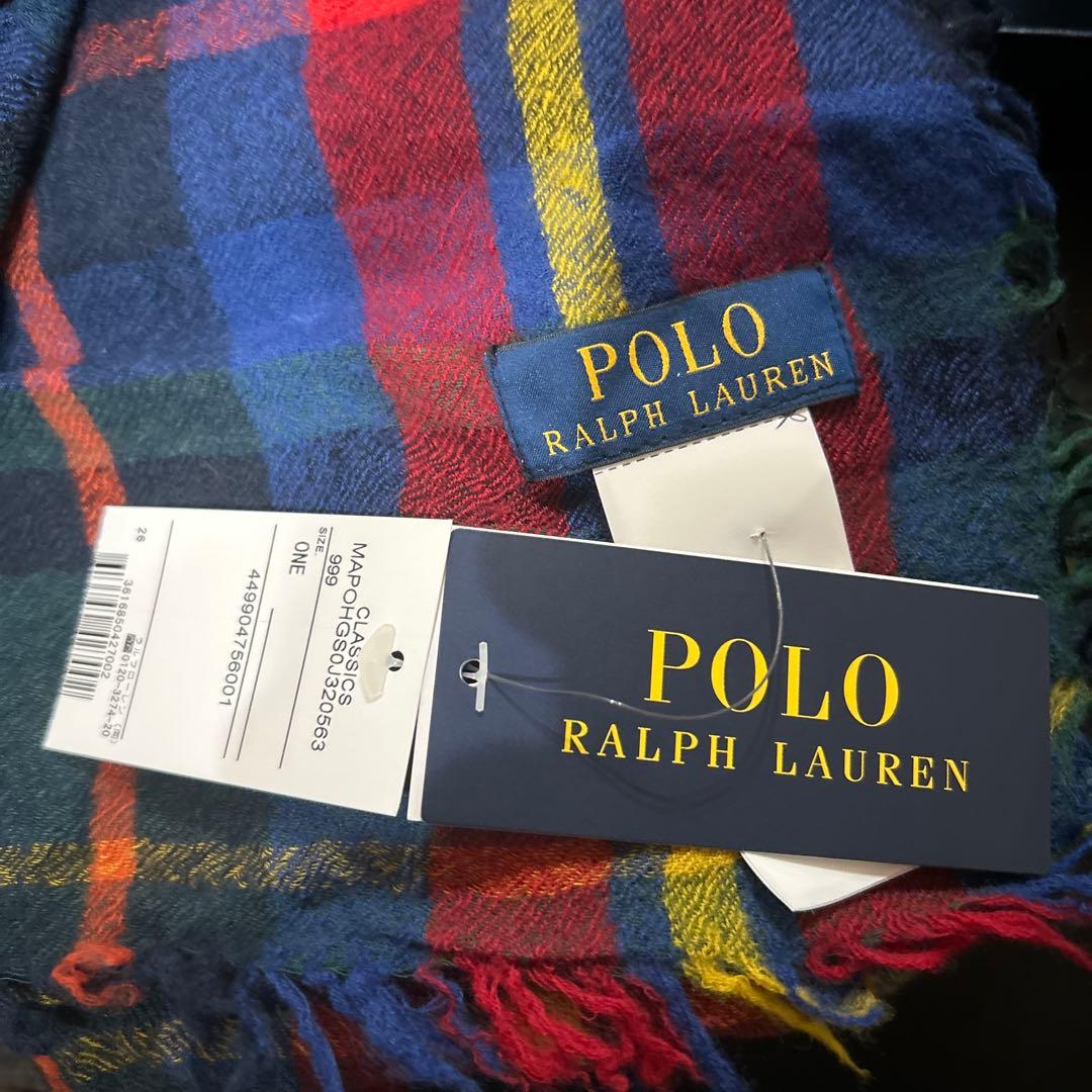 POLO RALPH LAUREN ポロラルフローレン　チェックストールマフラー