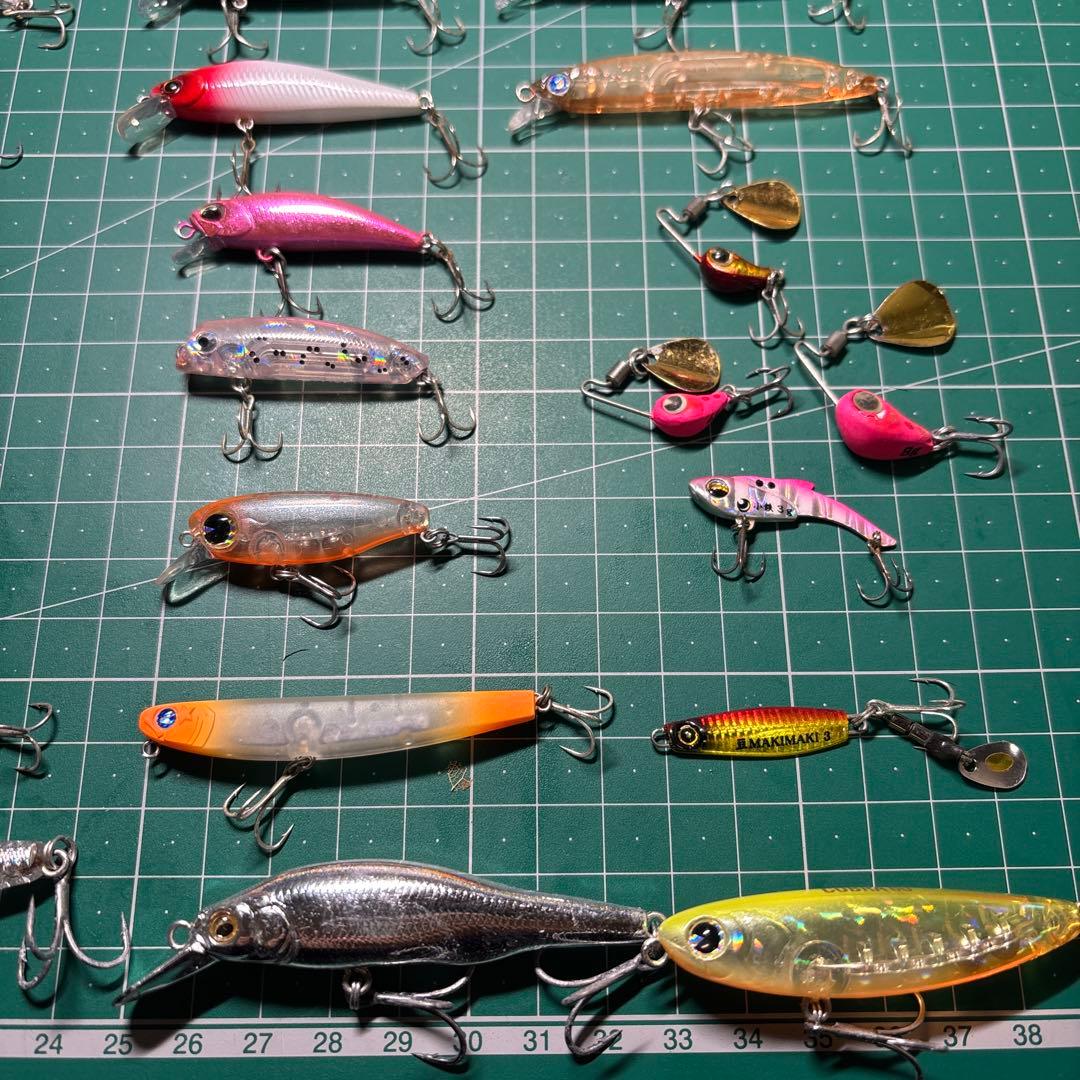 ライトプラグ メバル メッキ ルアー 引退 41個 詰め合わせ