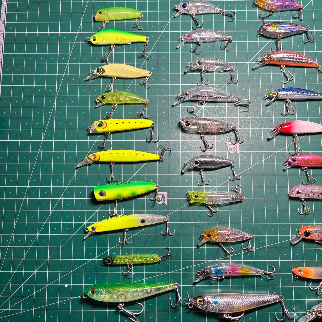 ライトプラグ メバル メッキ ルアー 引退 41個 詰め合わせ