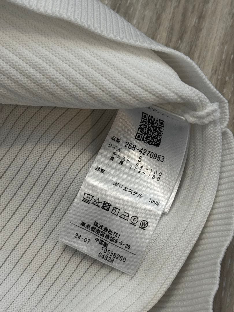 PGGパーリーゲイツ凹凸ロゴいりセーター