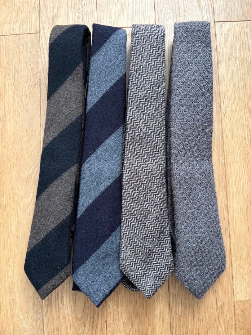 最終特価美品USA製アレキサンダーオルチALEXANDER OLCHネクタイ4本