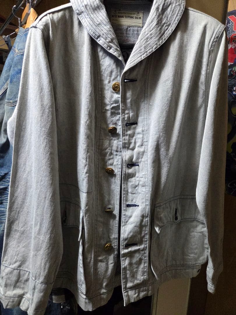 Mister freedom sugar cane ショールカラージャケット　L