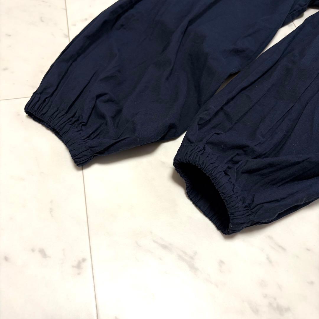 美品 ビアズリー ギャザーチュニック ブラウス ネイビー 2way