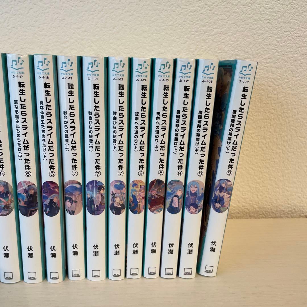 転生したらスライムだった件 最強のスライム誕生!? 1 上 〜 9 下 26冊