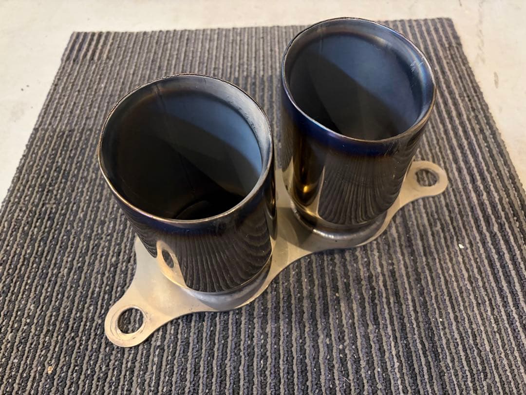 ポルシェ 997GT3用　Jubily製 チタンテールパイプ