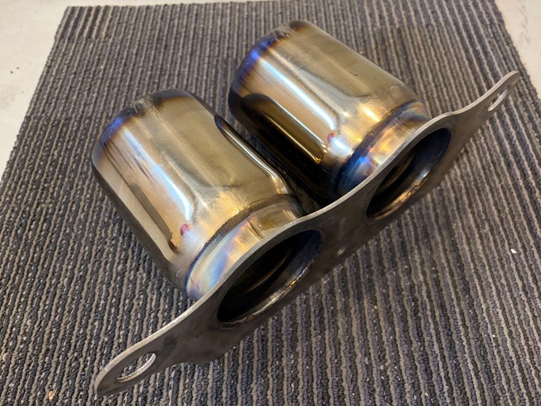 ポルシェ 997GT3用　Jubily製 チタンテールパイプ