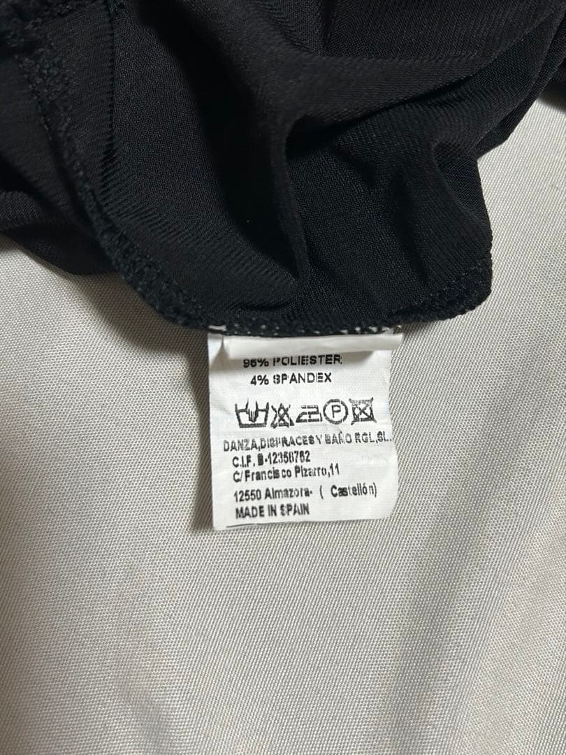 フラメンコ 衣装 ファルダ スカート 黒