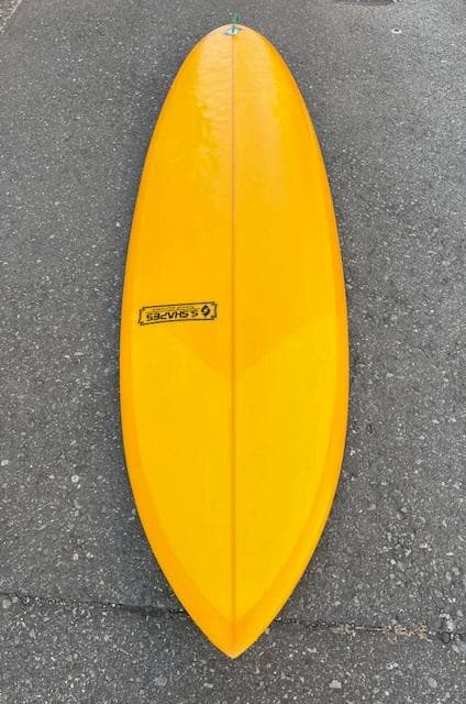 S.SHAPES ツインピン ミッドレングス 美品中古ボード 6’7f