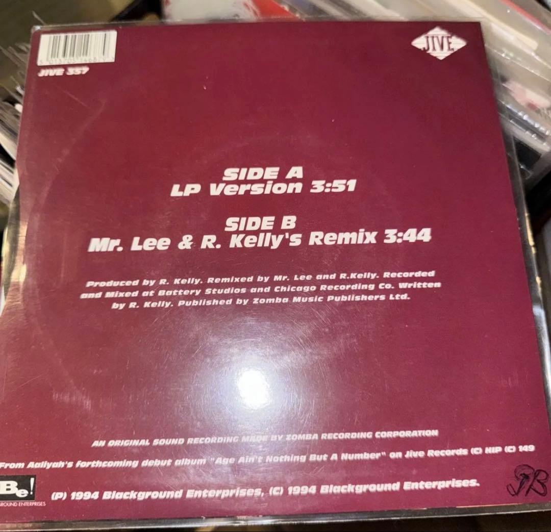 Aaliyah Back & Forth 7インチレコード