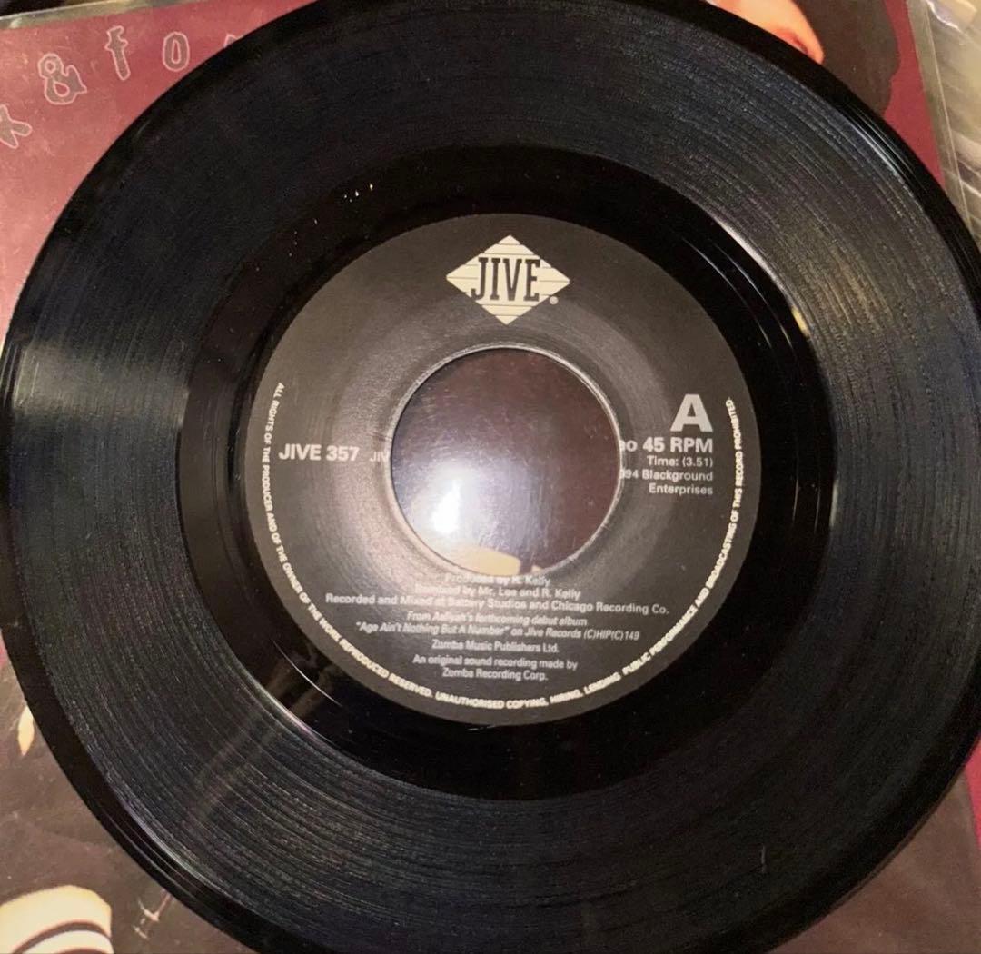 Aaliyah Back & Forth 7インチレコード