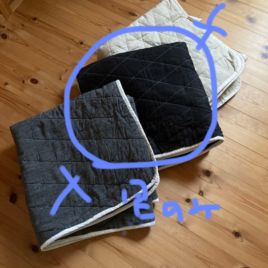 CCさま　sm2 ダウンベスト　小豆色　ダスティピンク　本麻敷パッド黒