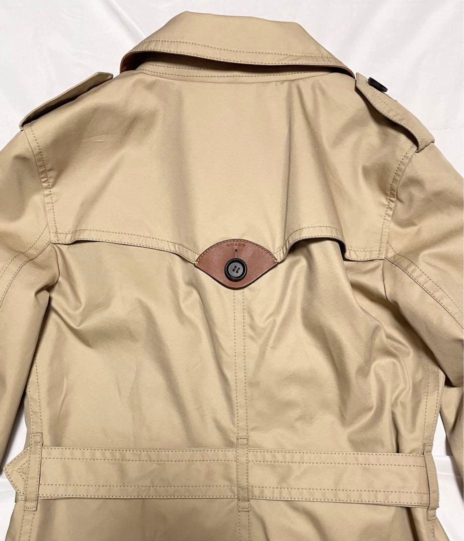 タグ付き美品 コーチ チェック柄ライナーボアカラートレンチコート SPサイズ