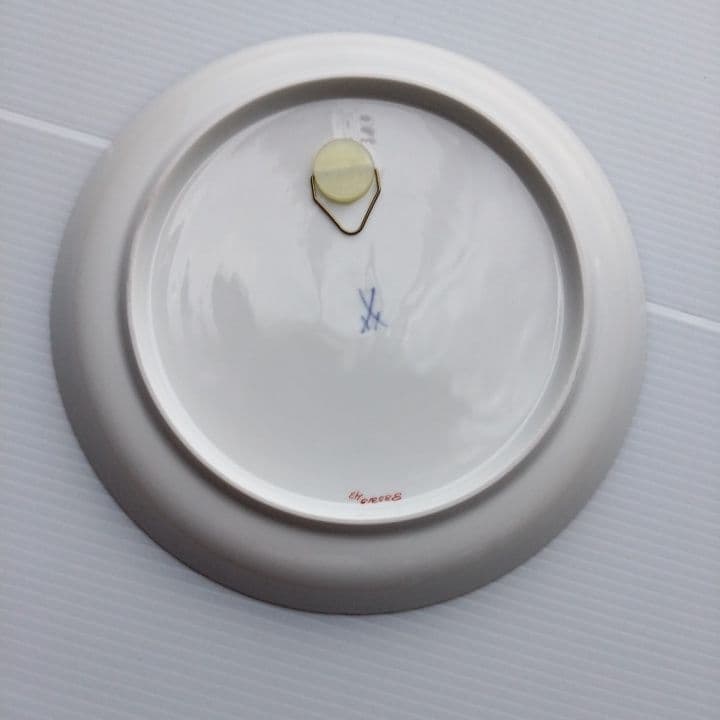 マイセン 緑の龍の飾り皿