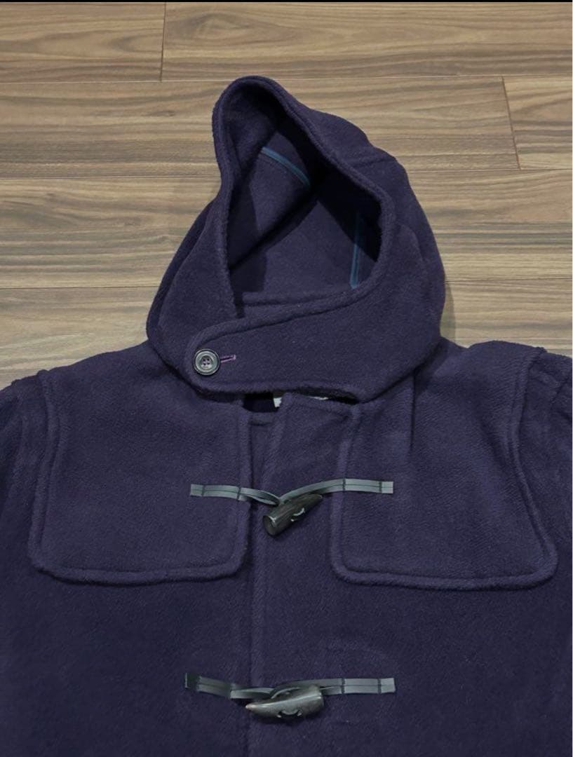 英国製 モンゴメリー x マラリウス社ウールヘリンボーン ダッフルコート 別注品