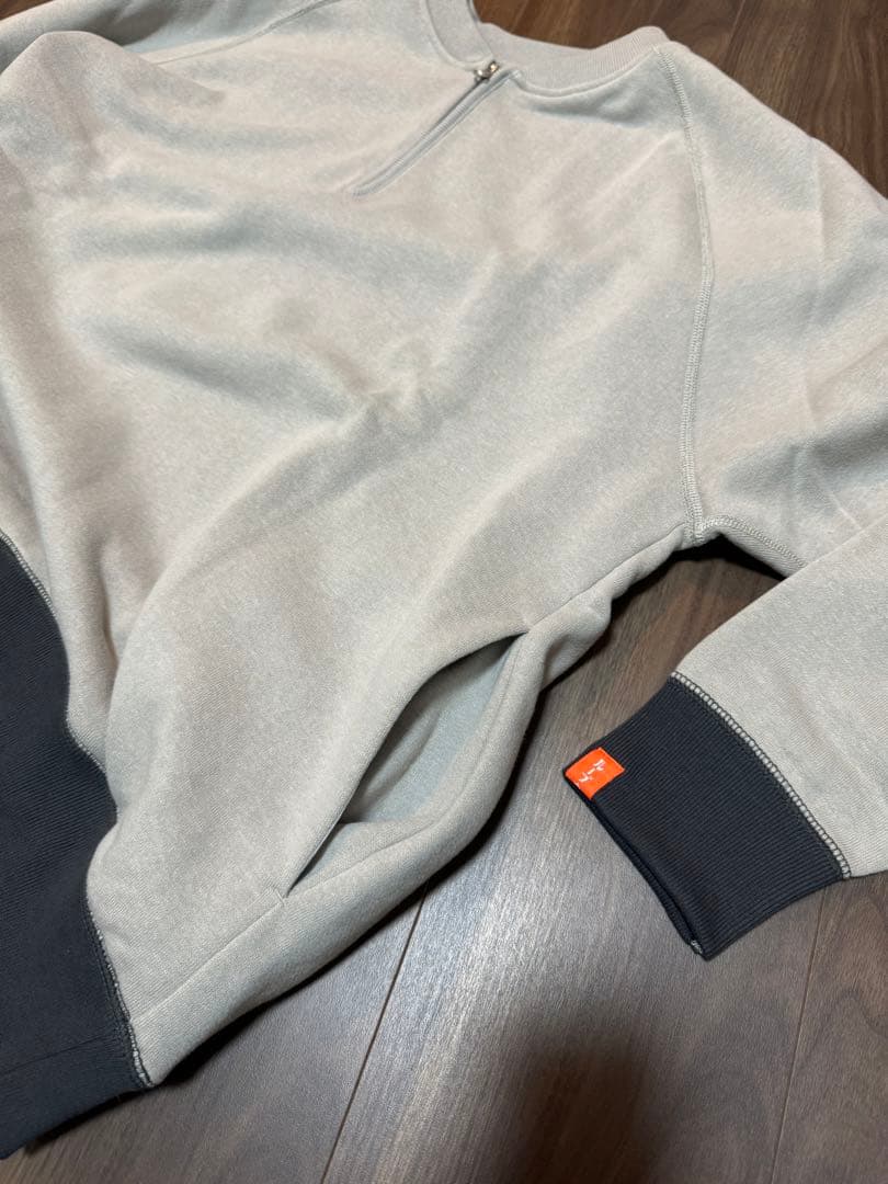 グラフペーパーxループウィラー ハーフジップスウェット サイズ0