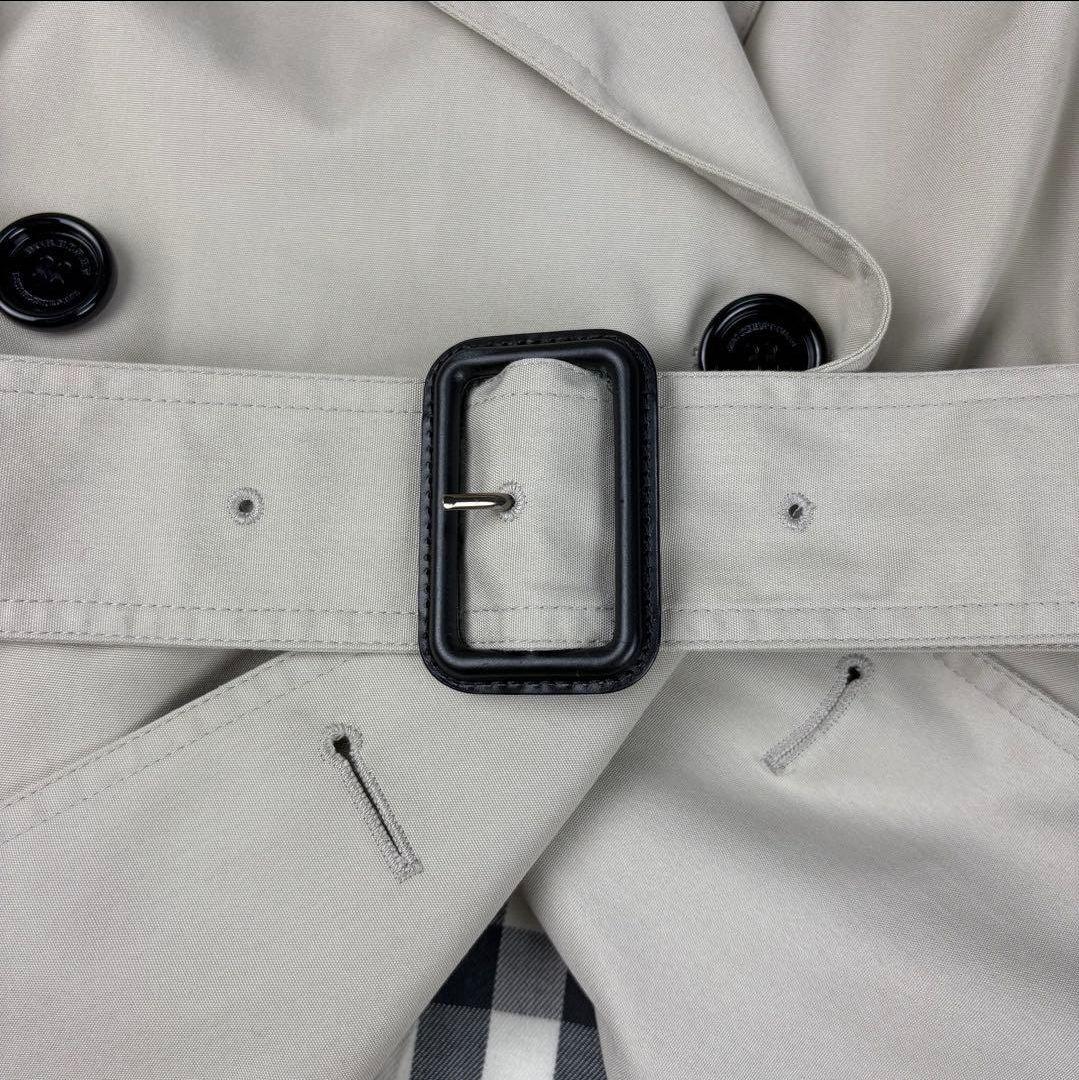 【美品】バーバリー　トレンチコート　メガチェック　現行　36サイズ　S