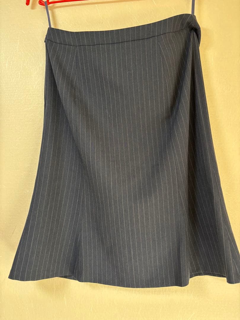 【LES MUES】ネイビー ストライプ スーツ 3点セット　Mサイズ