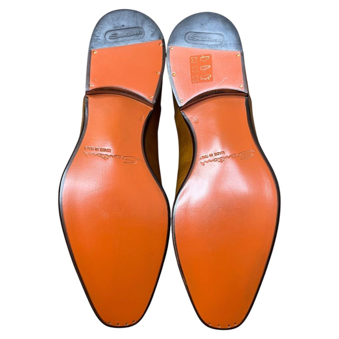 美品　Santoni（サントーニ） ストレートチップ レザーシューズ