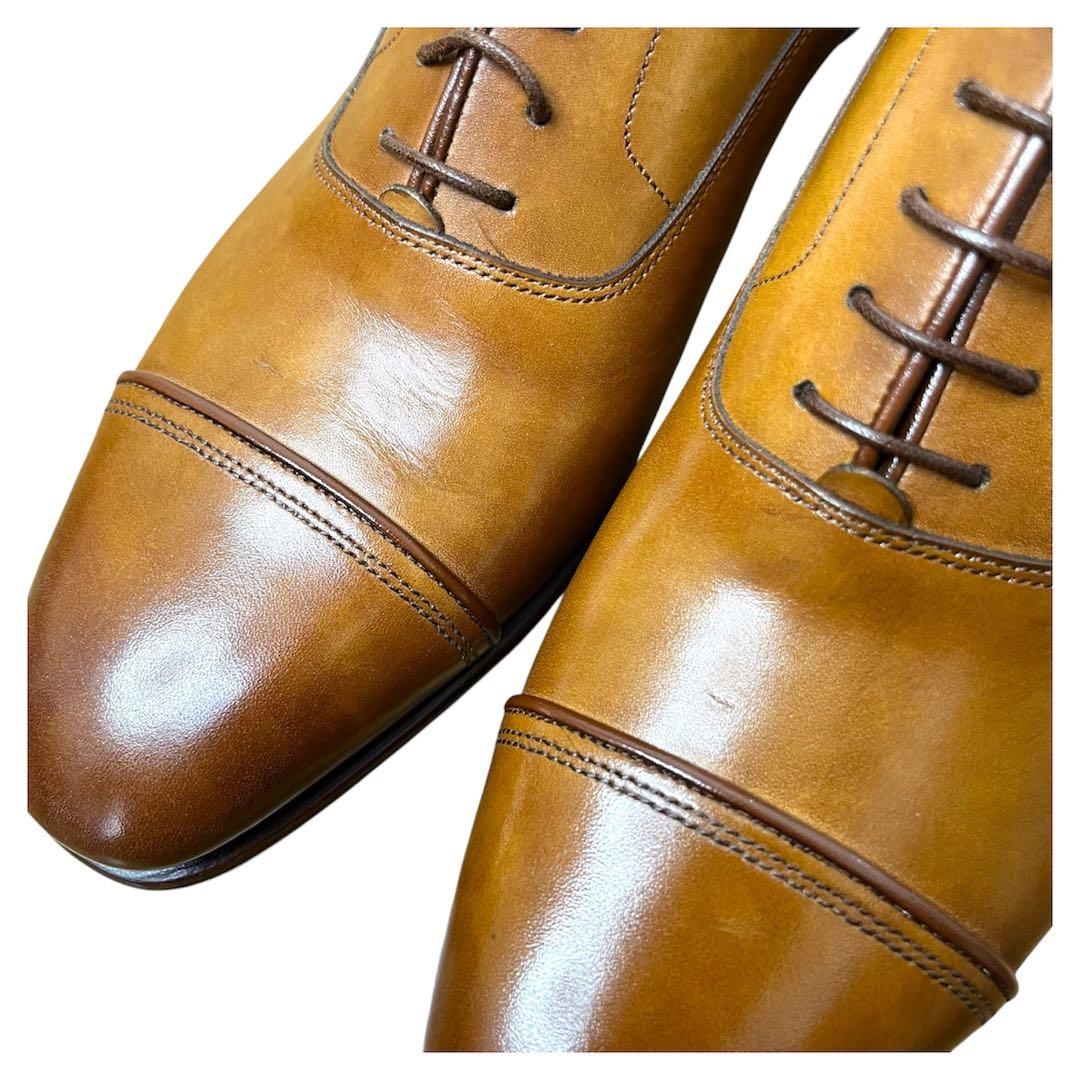 美品　Santoni（サントーニ） ストレートチップ レザーシューズ